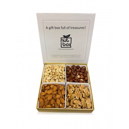 Platter raw nuts variety 4 kinds