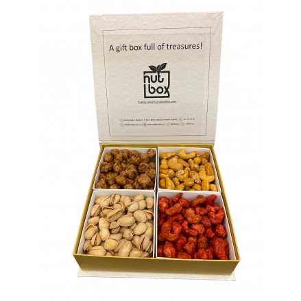 Platter sweet & salted nuts variety 4 kinds