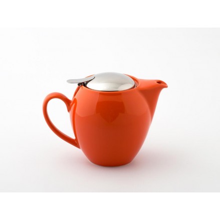 Round Teapot 580cc Tangerine